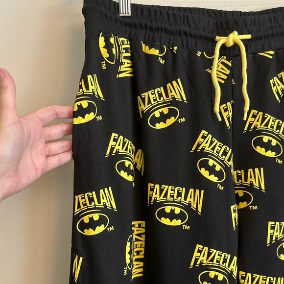 FaZe Clan x Batman Lounge Pants NWOT | Rare Collab | Size L - Picture 6 of 6
